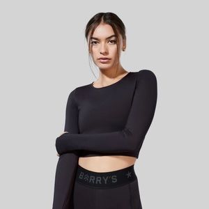 Barry’s Fit Crop Long Sleeve Top
